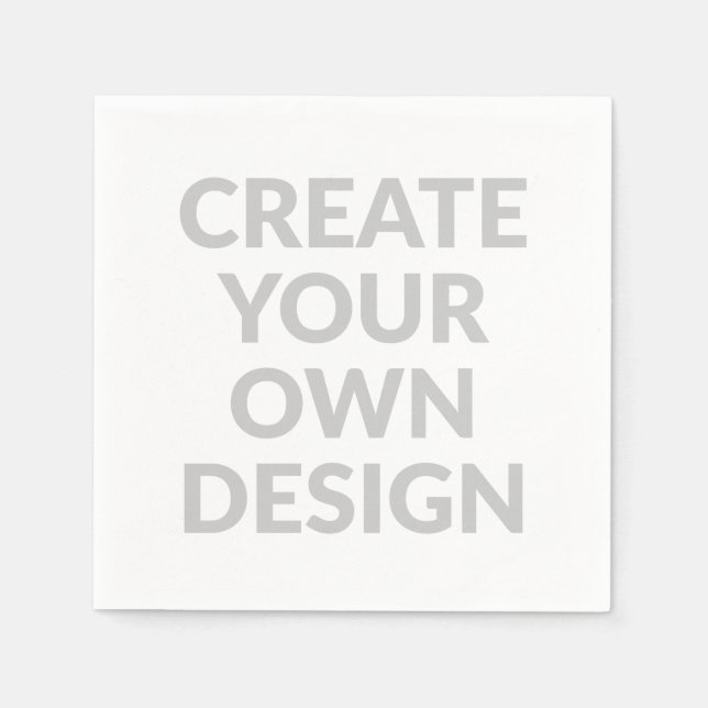 Simply - Create Your Own  Napkin (Front)