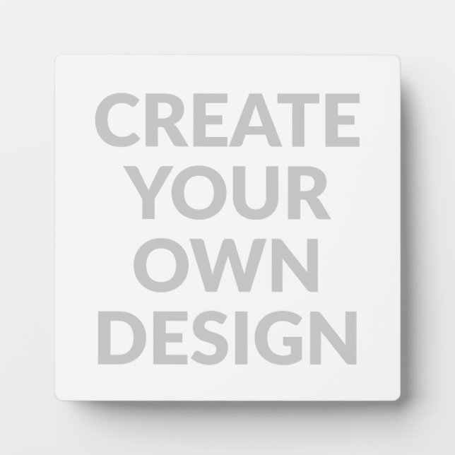 Simply - Create Your Own  Plaque (Front)