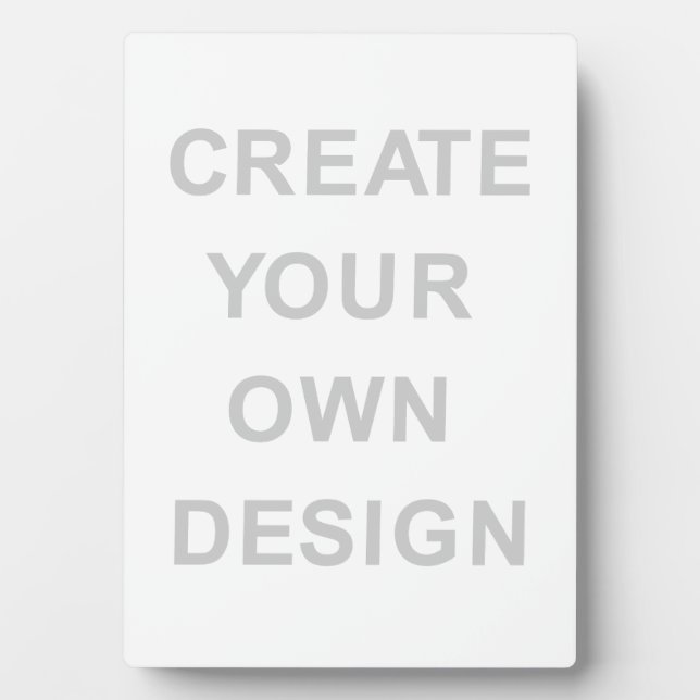 Simply - Create Your Own  Plaque (Front)