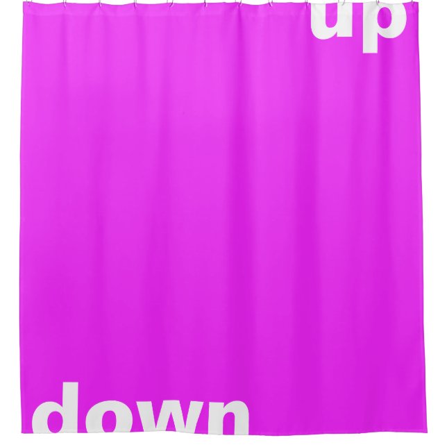 Simply design "rectangle neon pink up down" (Front)