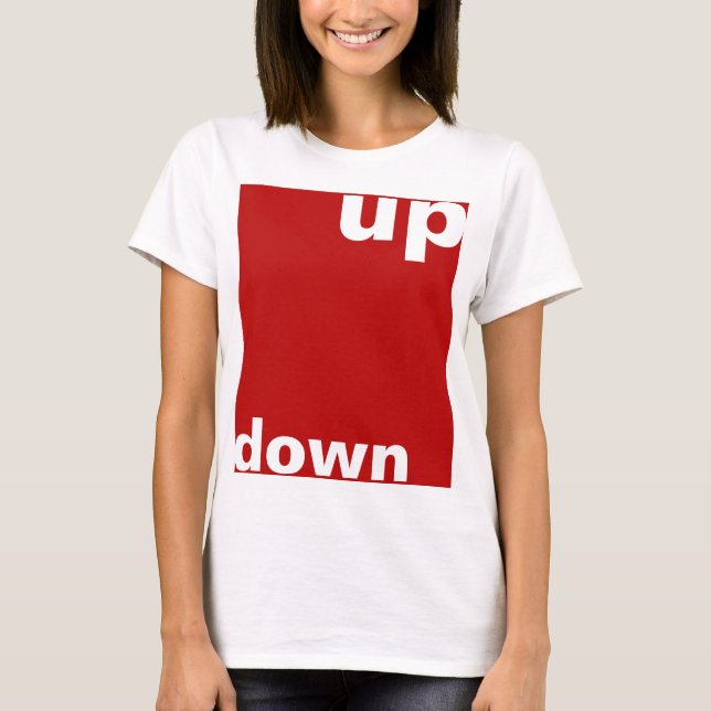 Simply design "rectangle red up down" + your idea T-Shirt (Front)