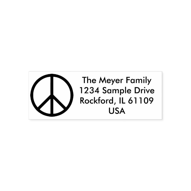 Simply Design - Your Address, Symbol & ideas Self-inking Stamp (Design)