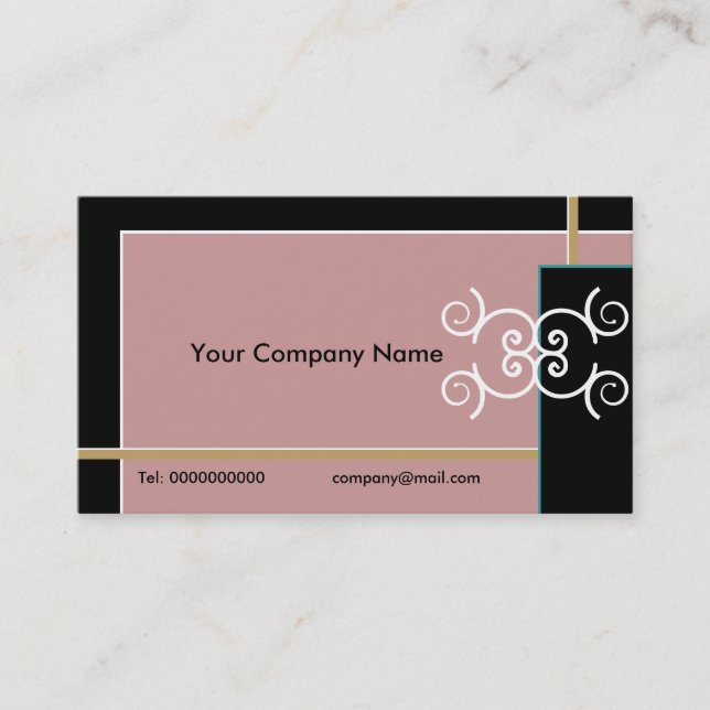 Simply Elegant Business Cards (Front)