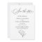 Simply Elegant Calligraphy Wedding Photo 