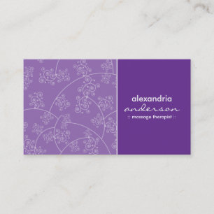 Simply Elegant Custom Business Cards (lavender)