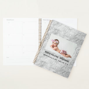 Simply Elegant cute Baby Girl Photo Planner