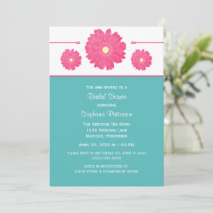 Simply Elegant Daisies Bridal Shower Invite