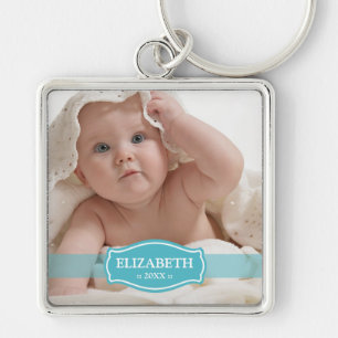 Simply Elegant Mommy's Keychain (aqua)
