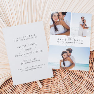 Simply Elegant Multi Photo Save the Date