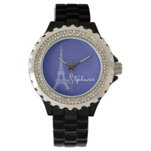 Simply Elegant Paris Eiffel Tower Lavender Watch