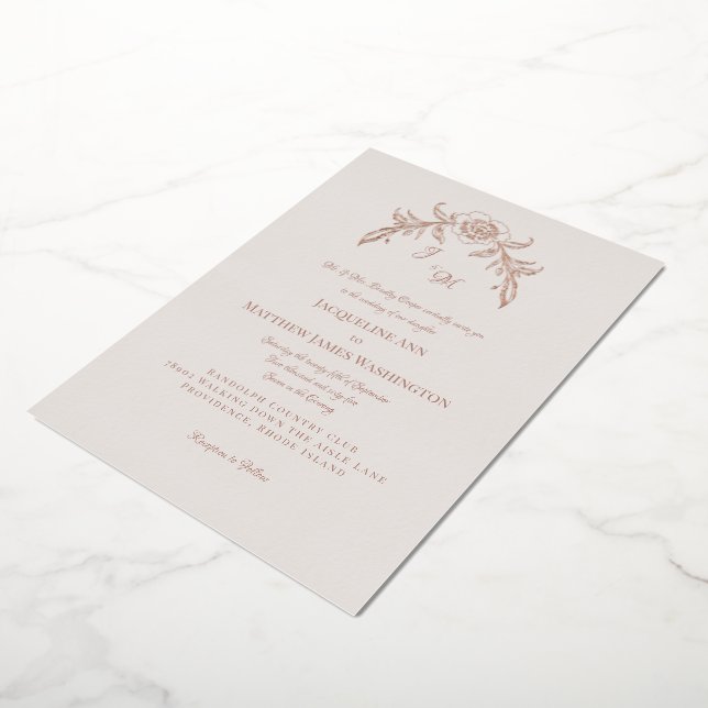 Simply Elegant Rose Gold Vintage  (Rotated)