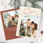 Simply Elegant Stylish 2 PHOTO Christmas Greeting Holiday Card<br><div class="desc">Simply Elegant Stylish PHOTO Christmas Greeting Holiday Card.
 
Surprise and bring joy to your close ones and make the celebration unforgettable.

 For further customization,  please click the "customize further" link and use our design tool to modify this template.</div>