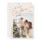 Simply Elegant Stylish PHOTO Christmas Greeting