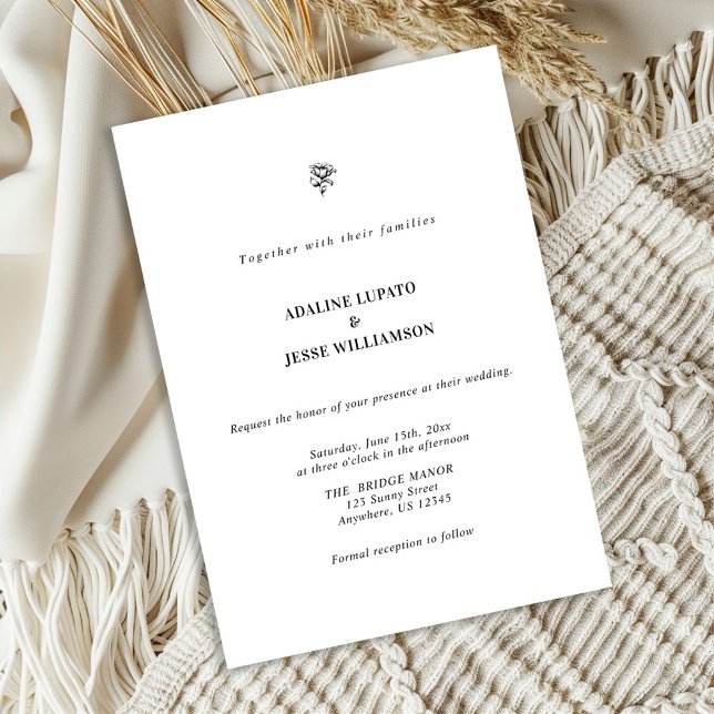 Simply Elegant Wedding Invitation (Creator Uploaded)