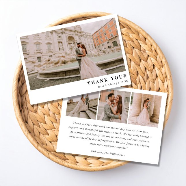 Simply Elegant Wedding Thank You Card (Creator Uploaded)