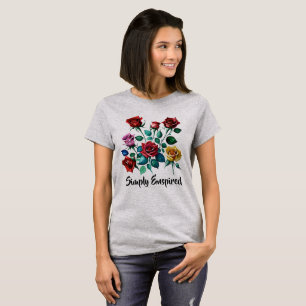 Simply Enspired Water Colour Roses T-Shirt
