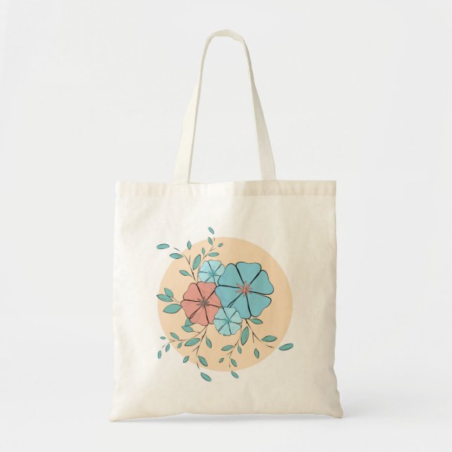Simply Floral Tote Bag (Front)