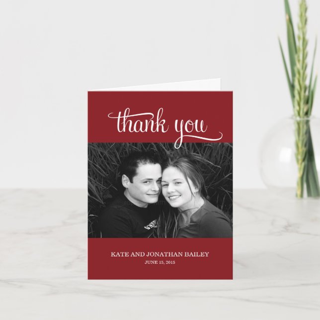 Simply Grateful Thank You Card (Front)