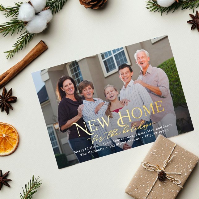 Simply Home FOIL Holiday Moving Announcement (Creator Uploaded)