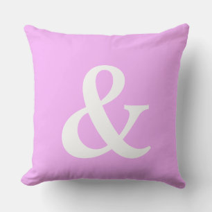 Simply Letter & Icon ART + your colours & ideas Throw Pillow