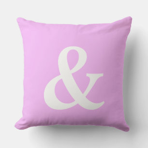 Simply Letter & Sign ART + your colours & ideas Outdoor Pillow