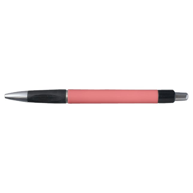 Simply Light Red, Salmon Pink Solid Colour Pen (Front)