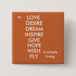 Simply Living 2 Inch Square Button