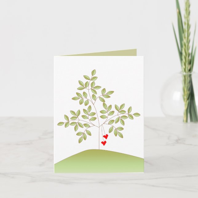 Simply Love Tree Blank Notecard (Front)