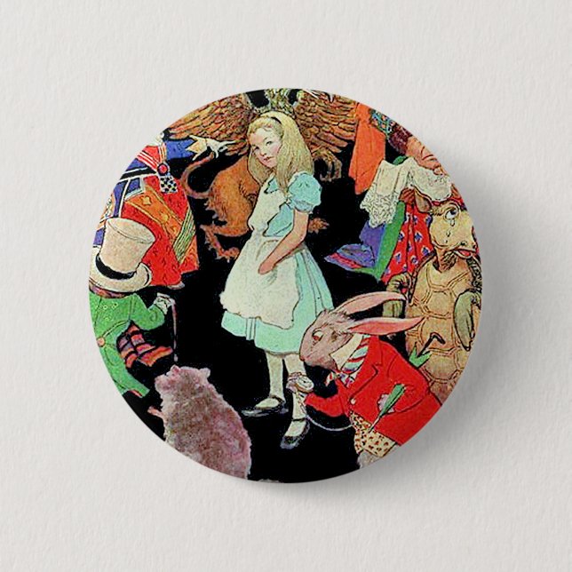 Simply, Madly Alice 2 Inch Round Button (Front)