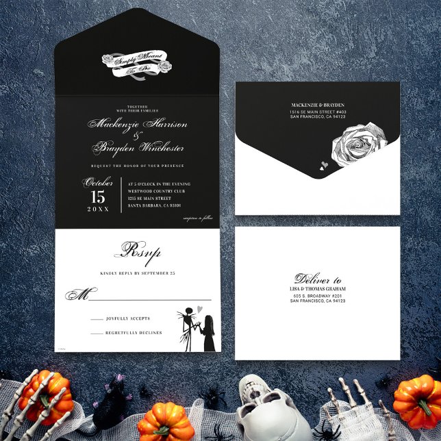 Simply Meant To Be - Wedding All In One Invitation (Creator Uploaded)