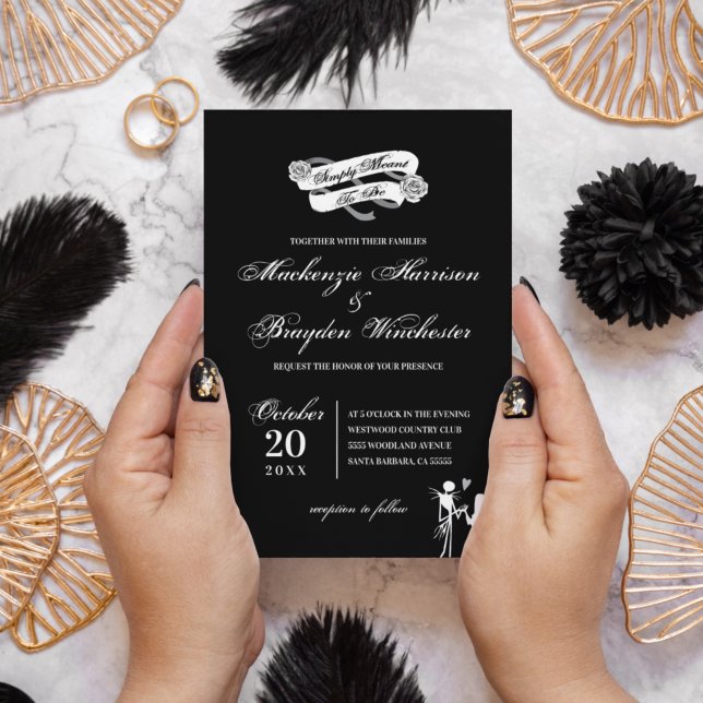 Simply Meant To Be - Wedding Invitation (Creator Uploaded)