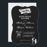 Simply Meant To Be - Wedding Rehearsal Dinner Invitation<br><div class="desc">Set the stage for an unforgettable evening with this Disney Nightmare Before Christmas wedding rehearsal dinner invitation featuring Jack Skellington and Sally. Inspired by Tim Burton’s timeless love story, this hauntingly beautiful design showcases the phrase "Simply Meant to Be", symbolizing a romance that transcends time. The dark, gothic-inspired backdrop perfectly...</div>
