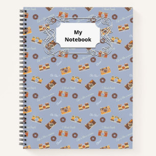 Simply Milimalist Vintage Cameras Photography  Notebook