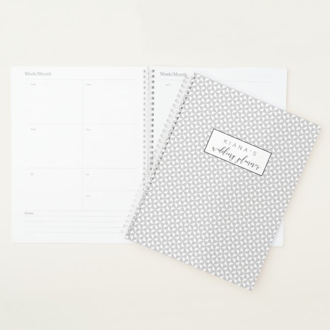 Simply Minimalist Wedding Black ID523 Planner (Display)
