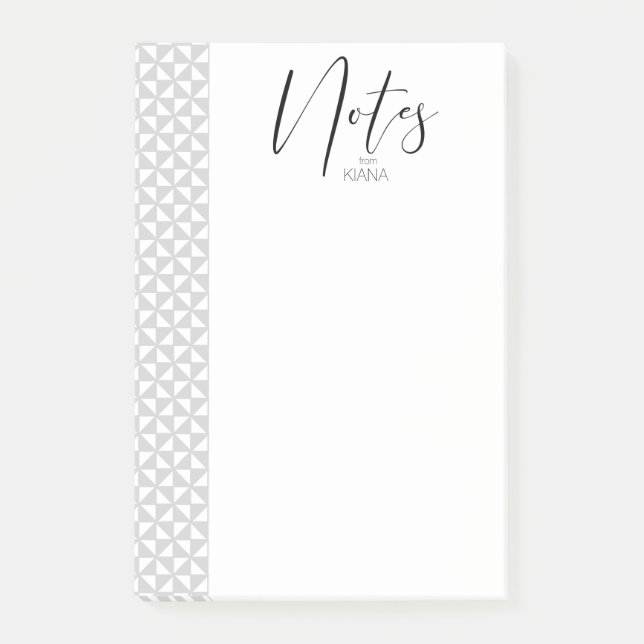 Simply Minimalist Wedding Black ID523 Post-it Notes (Front)