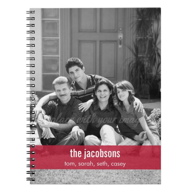 Simply Modern Band Personalized Notebook (Front)