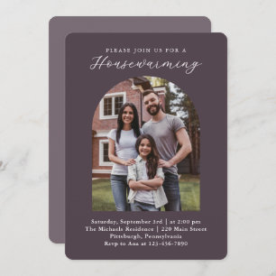 Simply Modern New Home Invitation photo