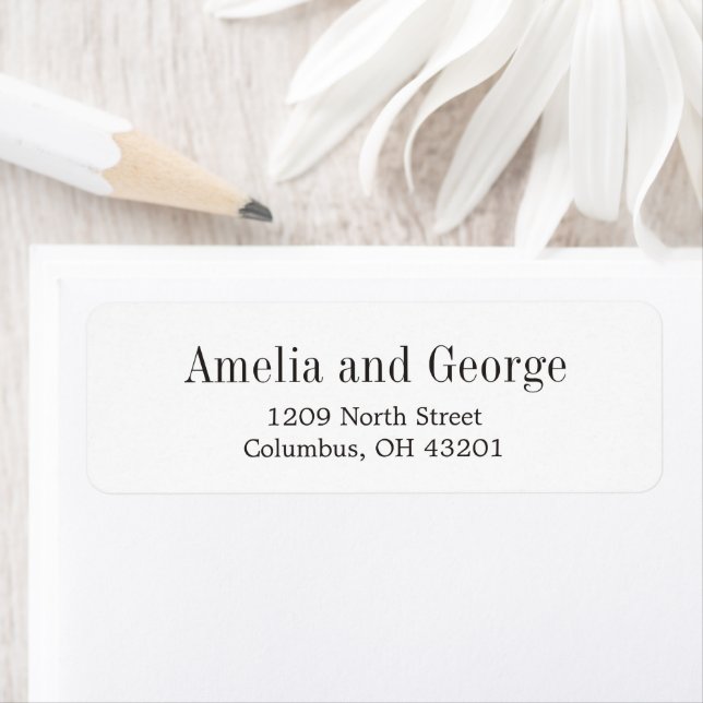 Simply Modern Return Address Labels (Insitu)