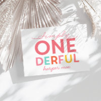 SIMPLY ONEDERFUL WONDERFUL