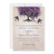 Simply Peachy Purple Heart Leaf Tree Wedding