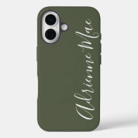 Simply Personalized Camo Green Case-Mate