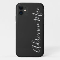 Simply Personalized Charcoal Slate Case-Mate