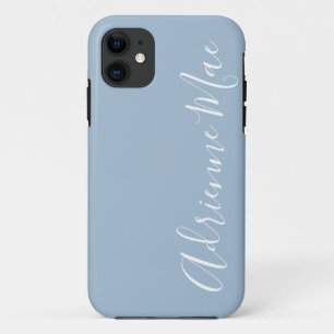 Simply Personalized Dusty Blue Case-Mate iPhone 11 Case