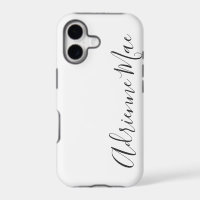 Simply Personalized White & Charcoal