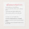 Simply Pink Lash Salon Aftercare Folded Card