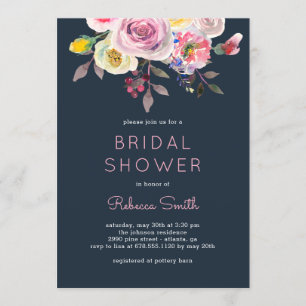 Simply Pretty EDITABLE COLOR Bridal Shower Invite
