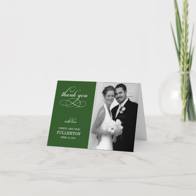 Simply Pretty Thank You Card (Front)