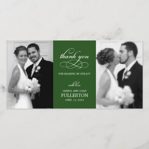 Simply Pretty Wedding Thank You Photo Cards