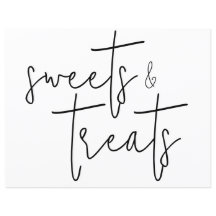 Simply Quaint Dessert Table Sign