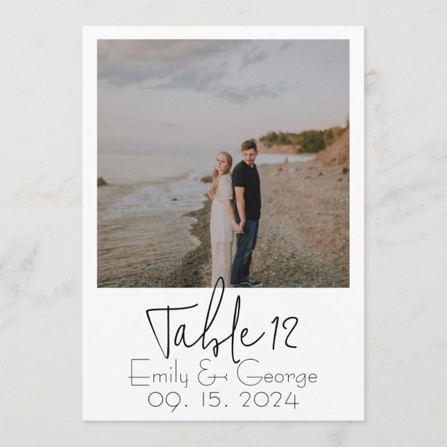 Simply Quaint Table Numbers (Front)